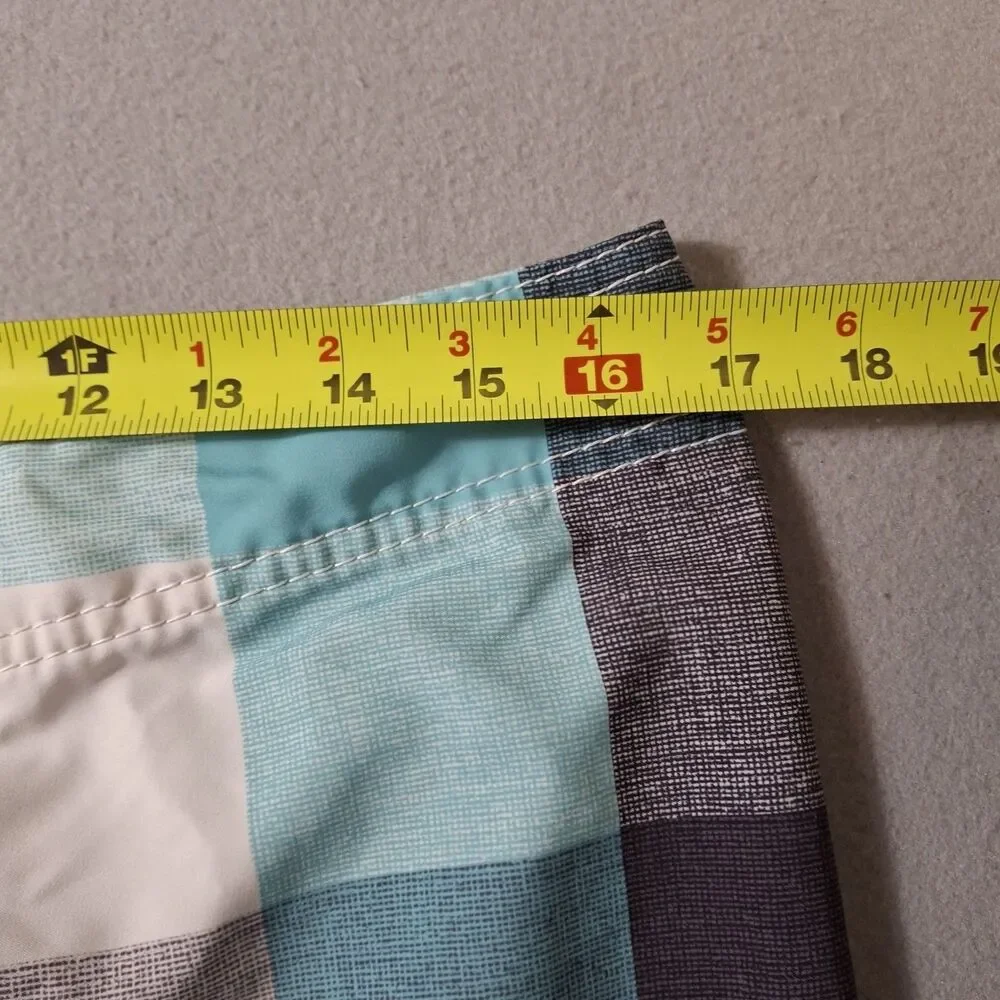 Billabong Hydrostretch Platinum X Board Shorts Mens 34x10 Plaid  Stretch